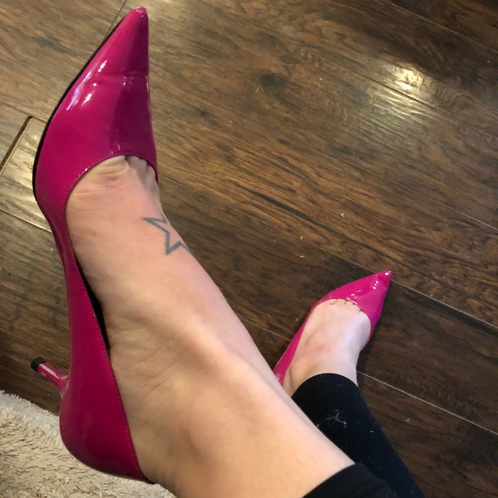 Women's Pink Jimmy Choo Shoes - Heels Sz.36.5 - Picture 3 of 8
